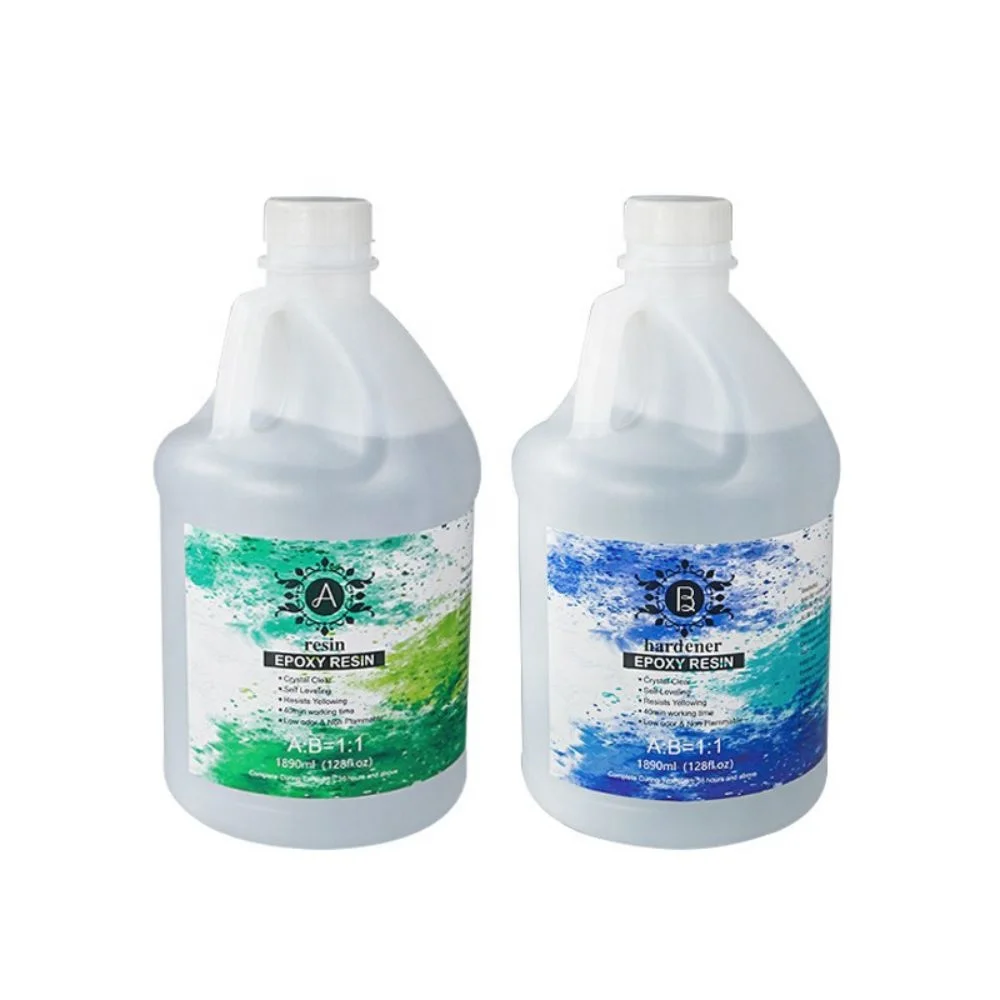 Silicone Epoxy Hybrid Resin for Jewellery Liquid Gallon 10 L Marble Granite Floor Metallic Gallon Glue