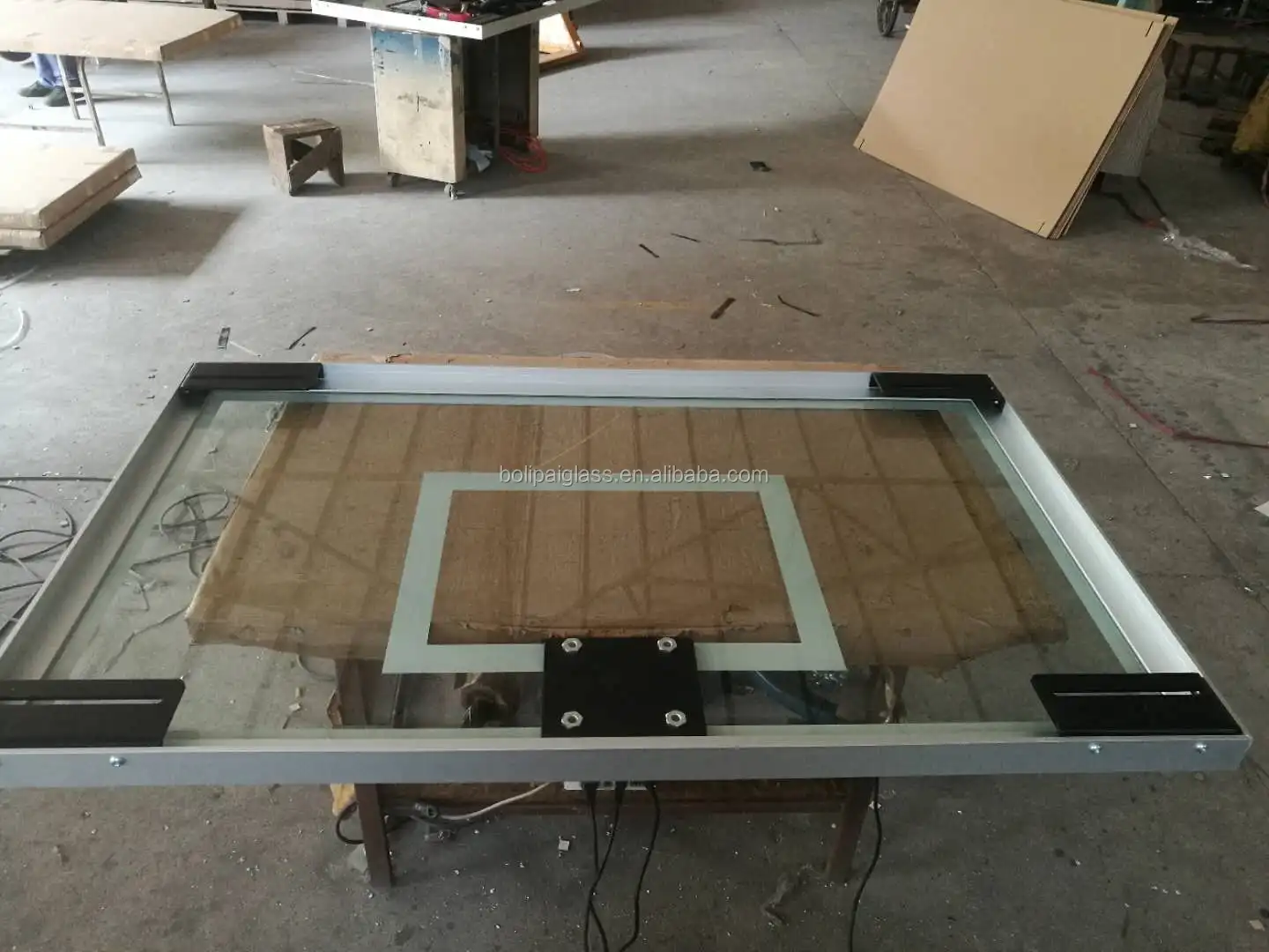 OEM Custom FIBA Standard Tempered Glass Basketball Backboard Replacement High Quality Court Equipment