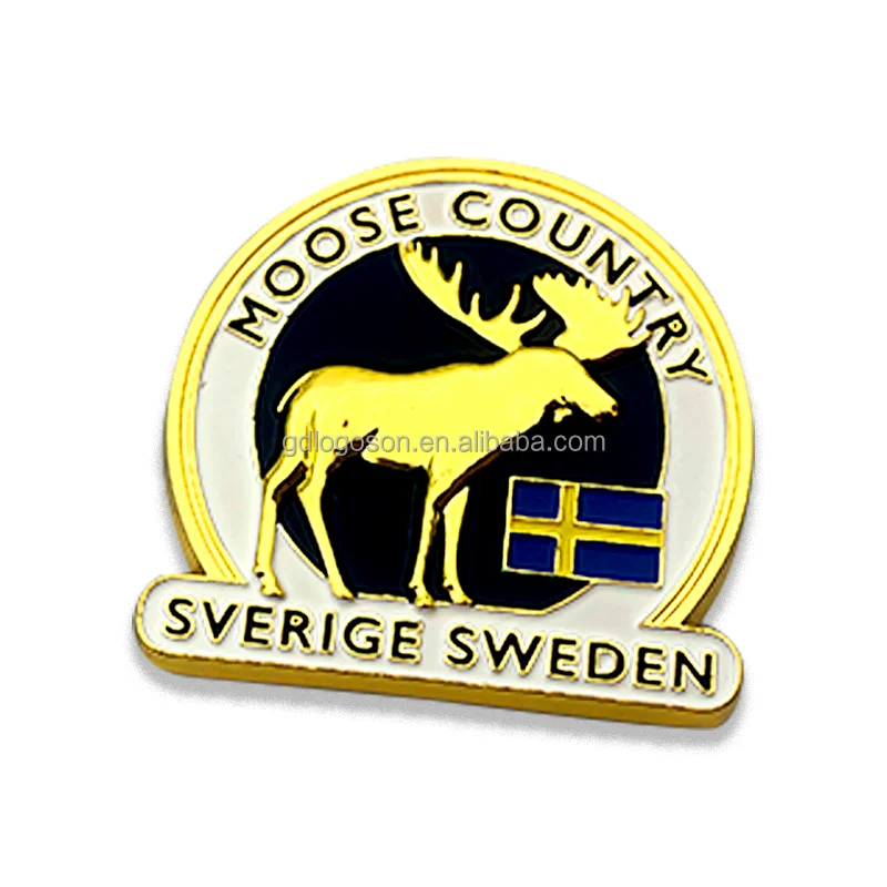 Arctic Circle Animal Elk Moose Refrigerator Magnets Metal Sweden Finland Alaska Tourist Moose Shape Fridge Magnet Souvenirs