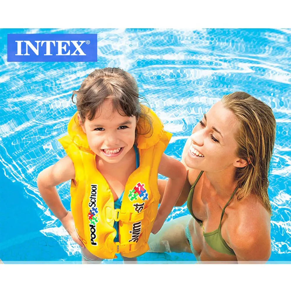 INTEX 58660 Kids Inflatable Life Jacket 