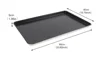 Revestimiento antiadherente de aluminio en un lado, 60*40*5cm, 1.2mm de grosor, 1.9kg.