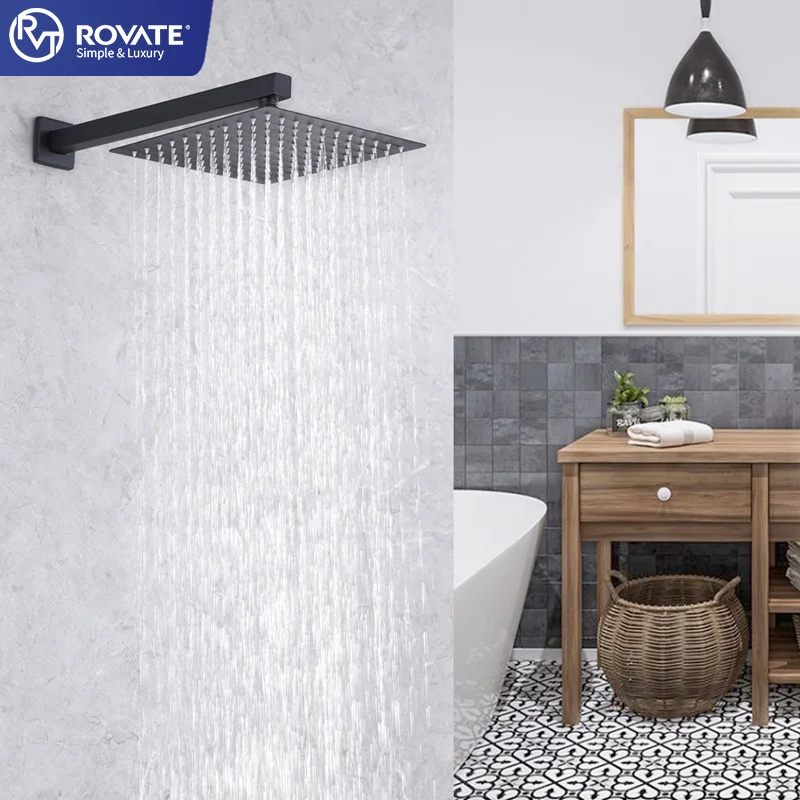 Rovate High Quality Modern Stainless Steel Shower Head Shower