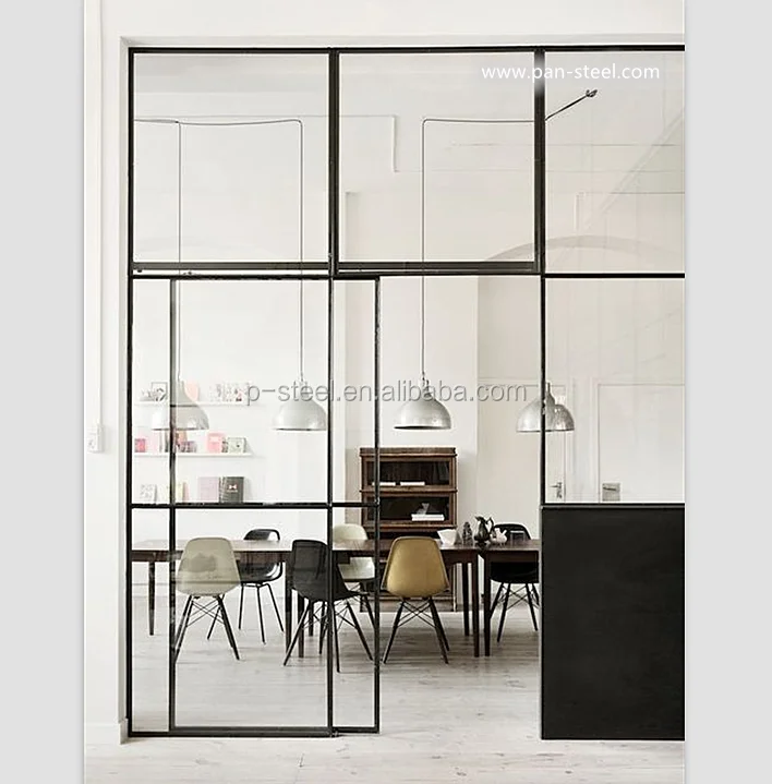 Двери внутренние двери, перегородки для комнаты, раздвижные стеклянные 2023 для внутренней отделки, лидер продаж, внутренние металлические стальные графические дизайнерские