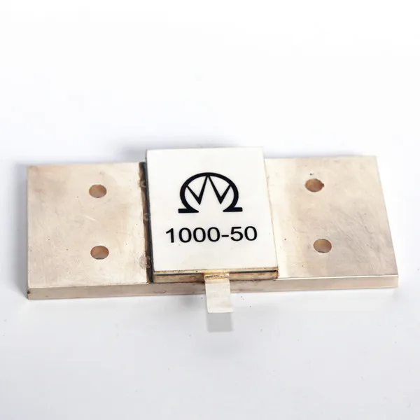 200Ohm Flange Mount Wirewound Resistor with Copper Nickel Plated Aluminum Housed for RF Applications