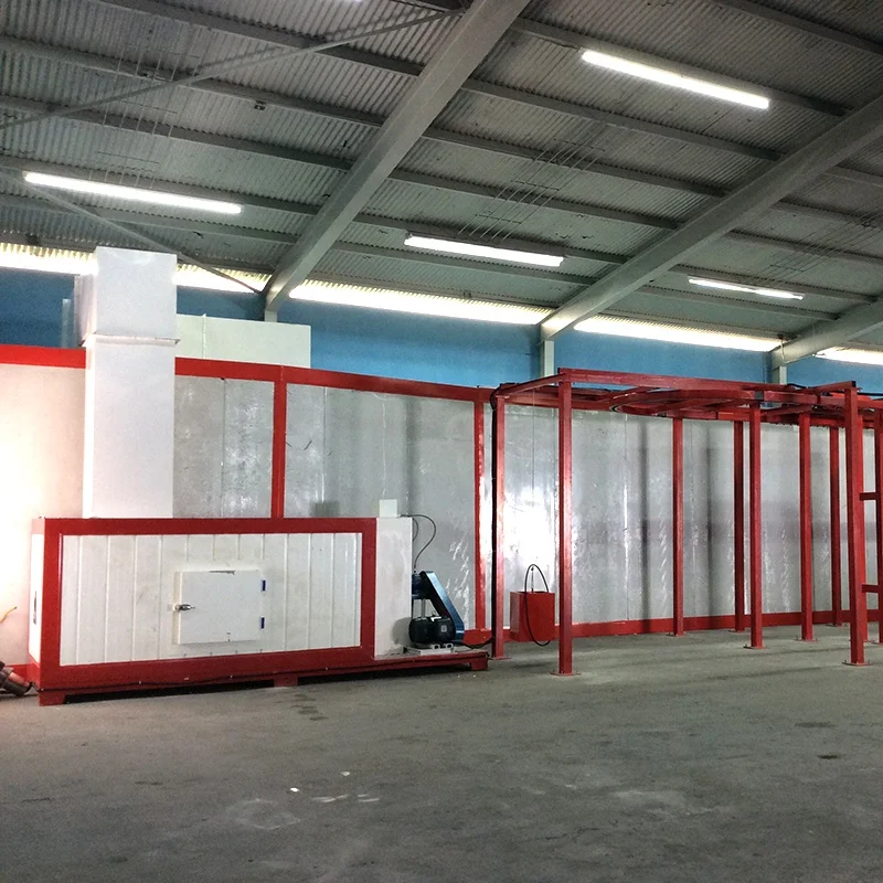 Competitive Price Powder Coating Line for Steel Used in Manufacturing Plants with Spray Guns and Pump As Core Components