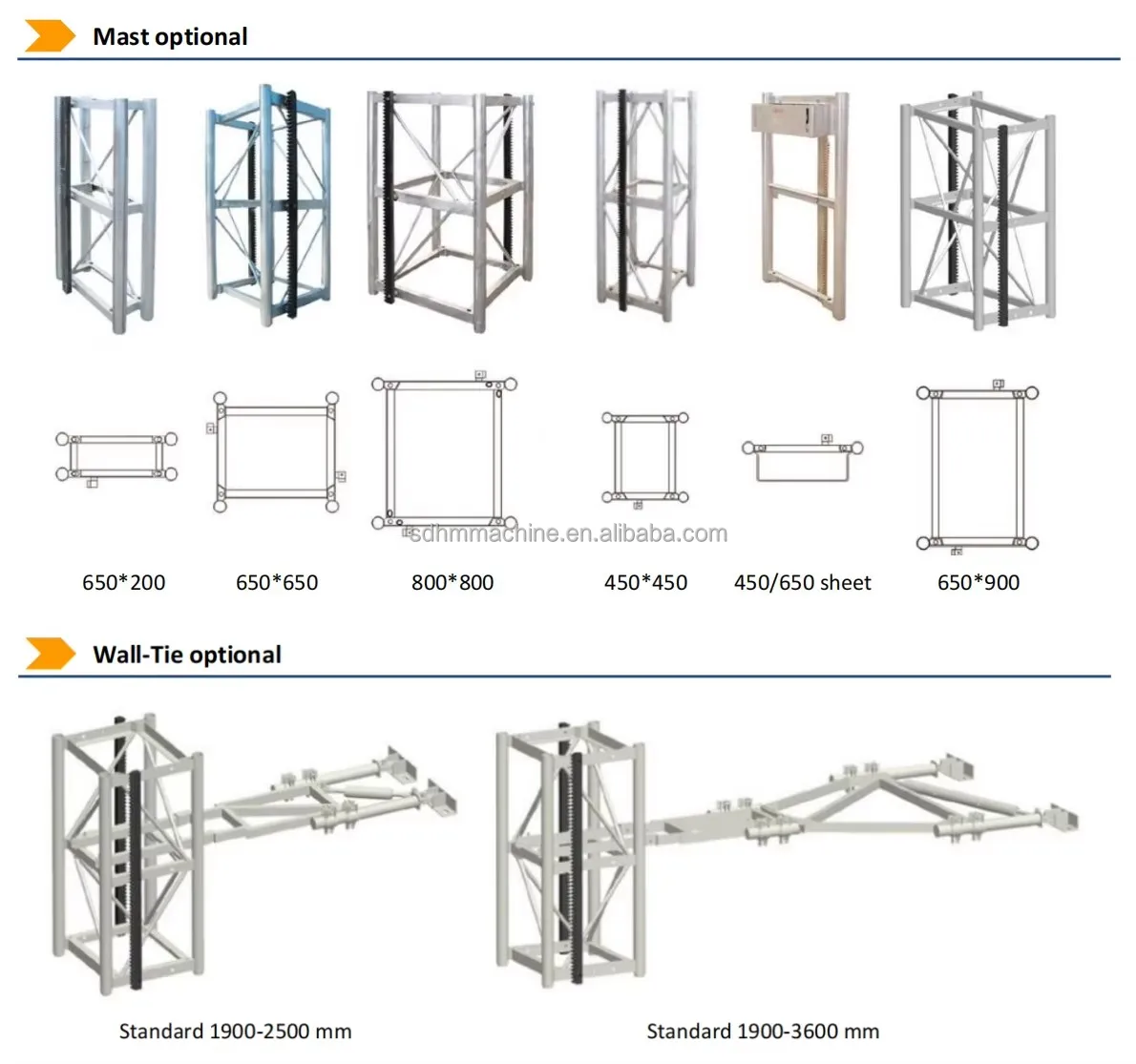 50m 1ton 2ton Building Construction Elevator Lift Sc200 Convenient Construction Material Hoist,Building Material Hoist Lifter