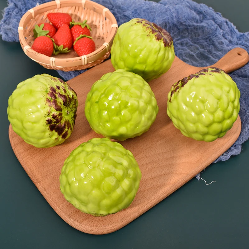 High Simulated Sakyamuni Model Fake Sakyamuni Fake Simulation Cherimoya Model Props Plastic Cherimoya Fruit