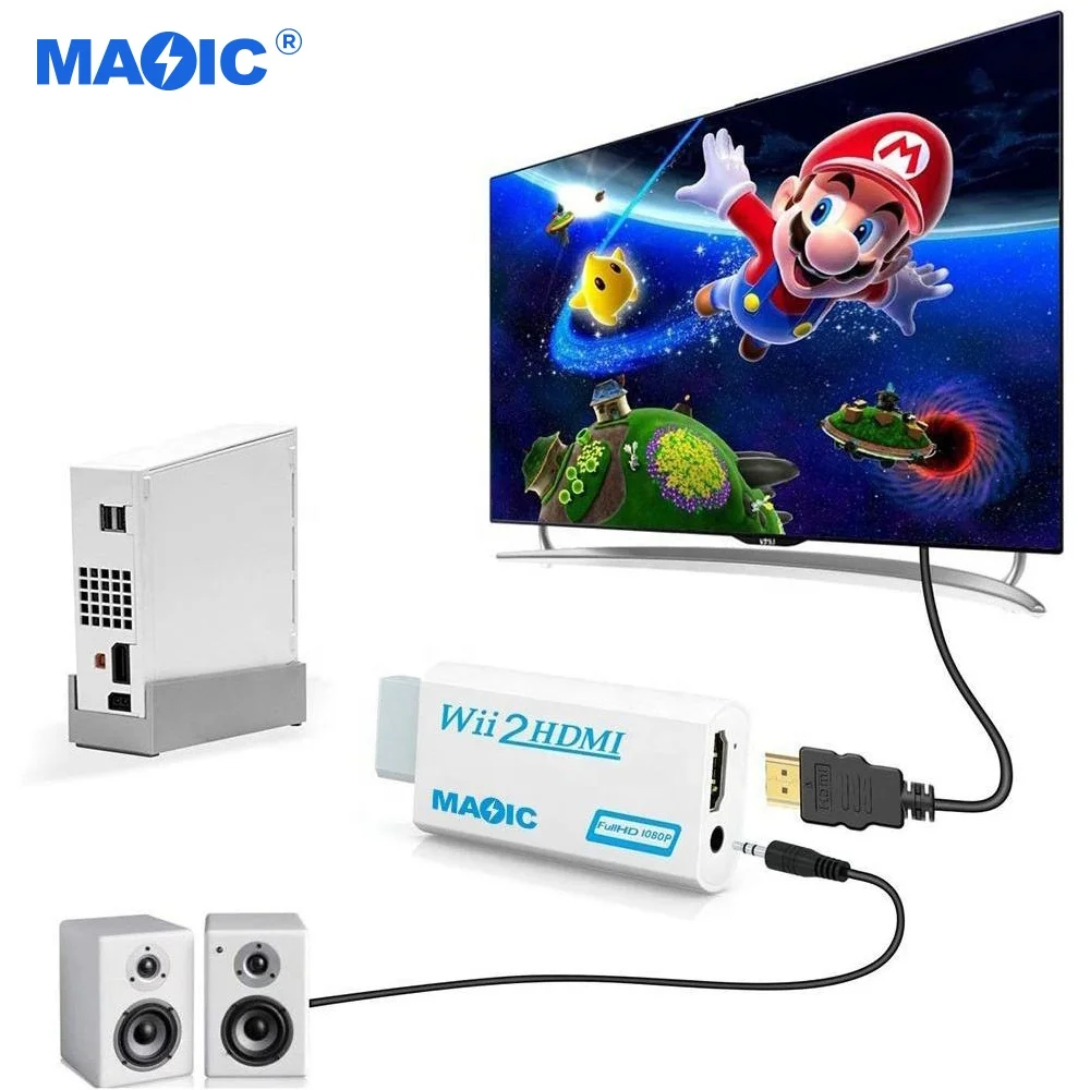 Trader Games - WII 2 HDMI CONVERTER NEW sur Nintendo wii