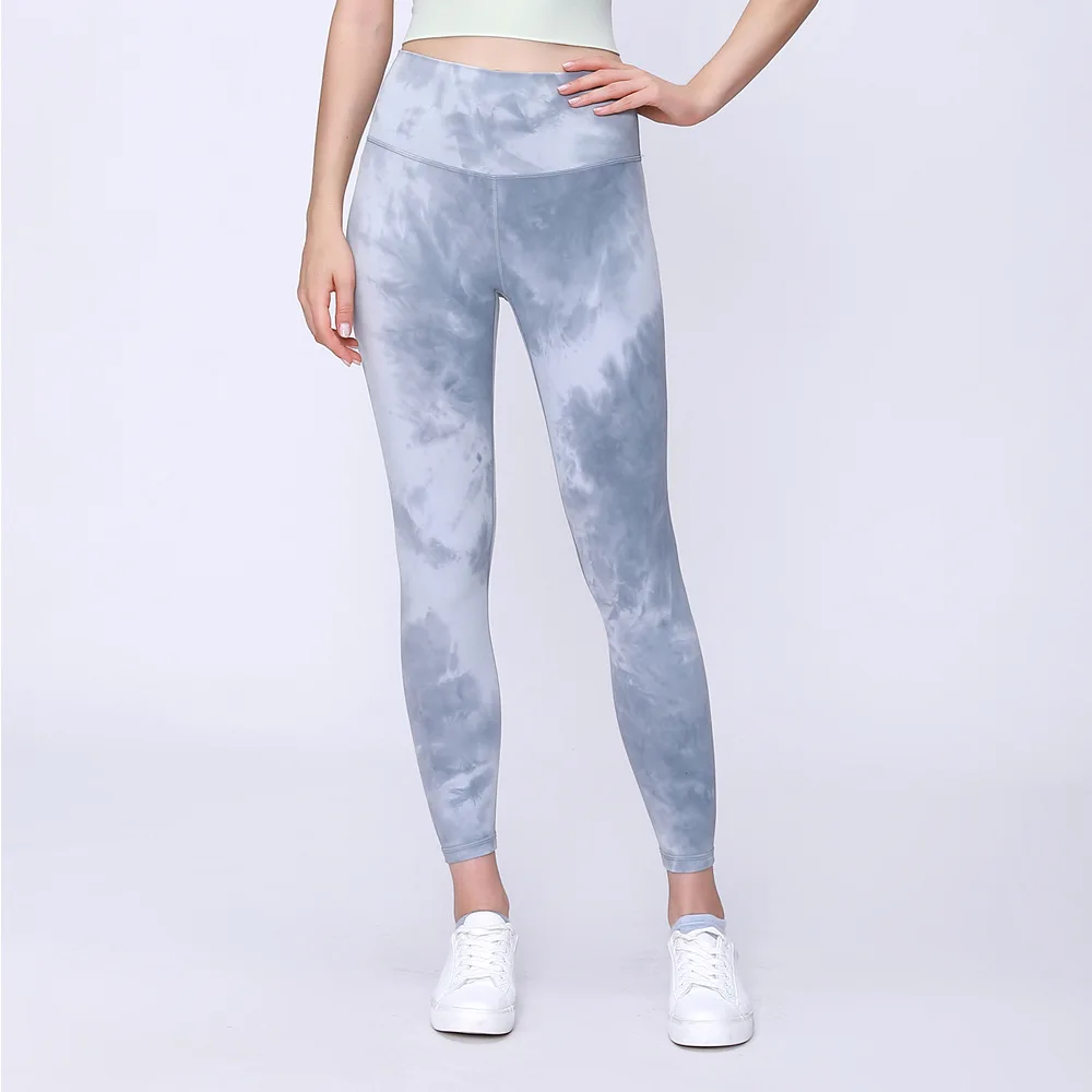 Tie Dye High Waisted Yoga Pants Ankle 