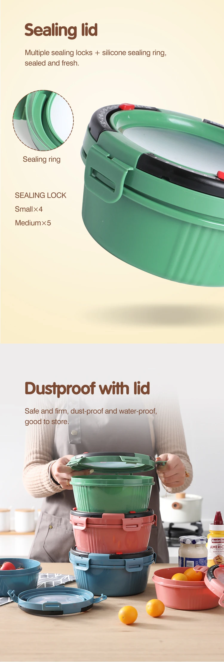 Modern Luxury Home Classic Custom Kitchen Multilock Tight Seal Food