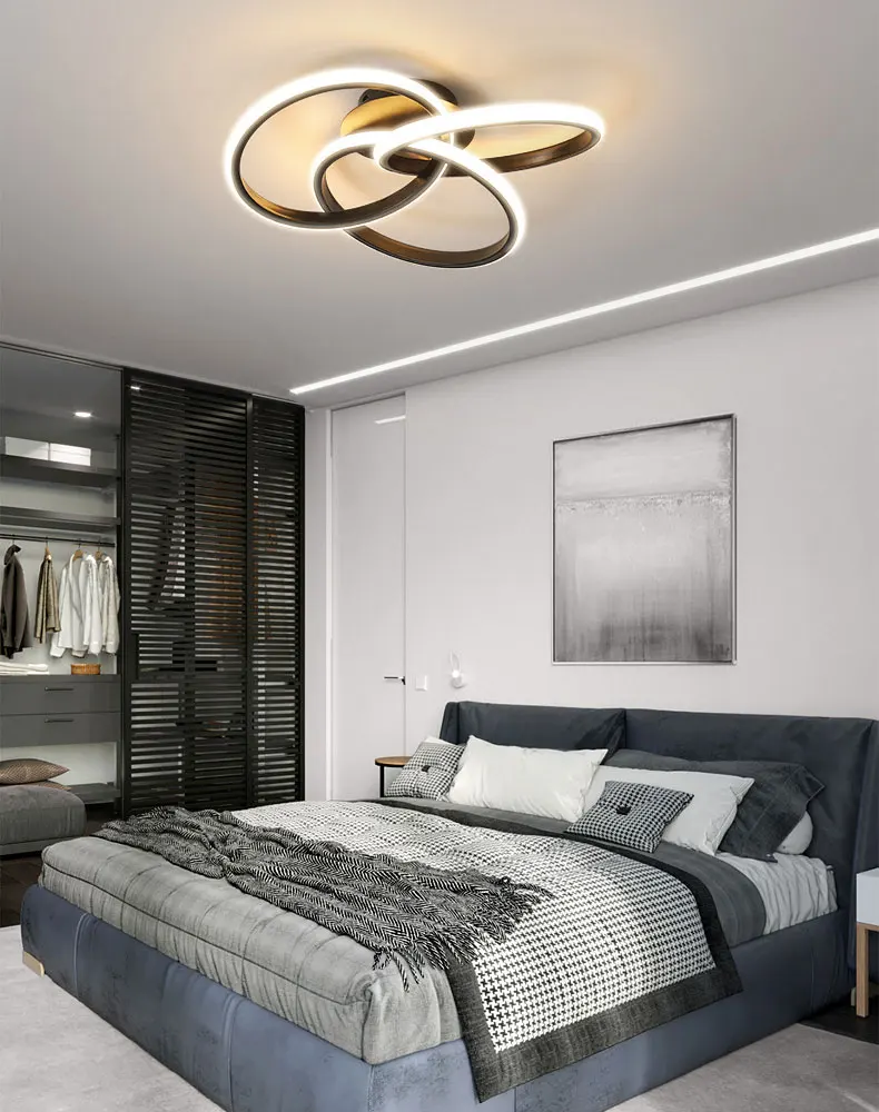 Creative personality warm and romantic bedroom lamp special-shaped room lamp net red light luxury art led ceiling lamp