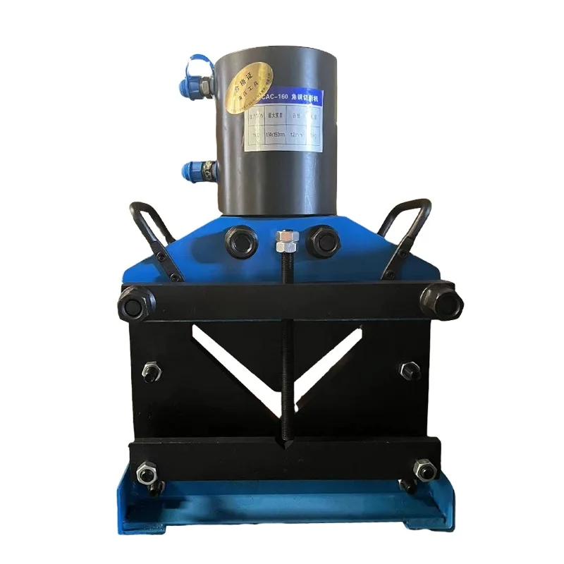 CAC-160 Electric Hydraulic Angle Cutter Machine 100 Ton Split  Angle Iron Cutting Machine up to 160*160mm
