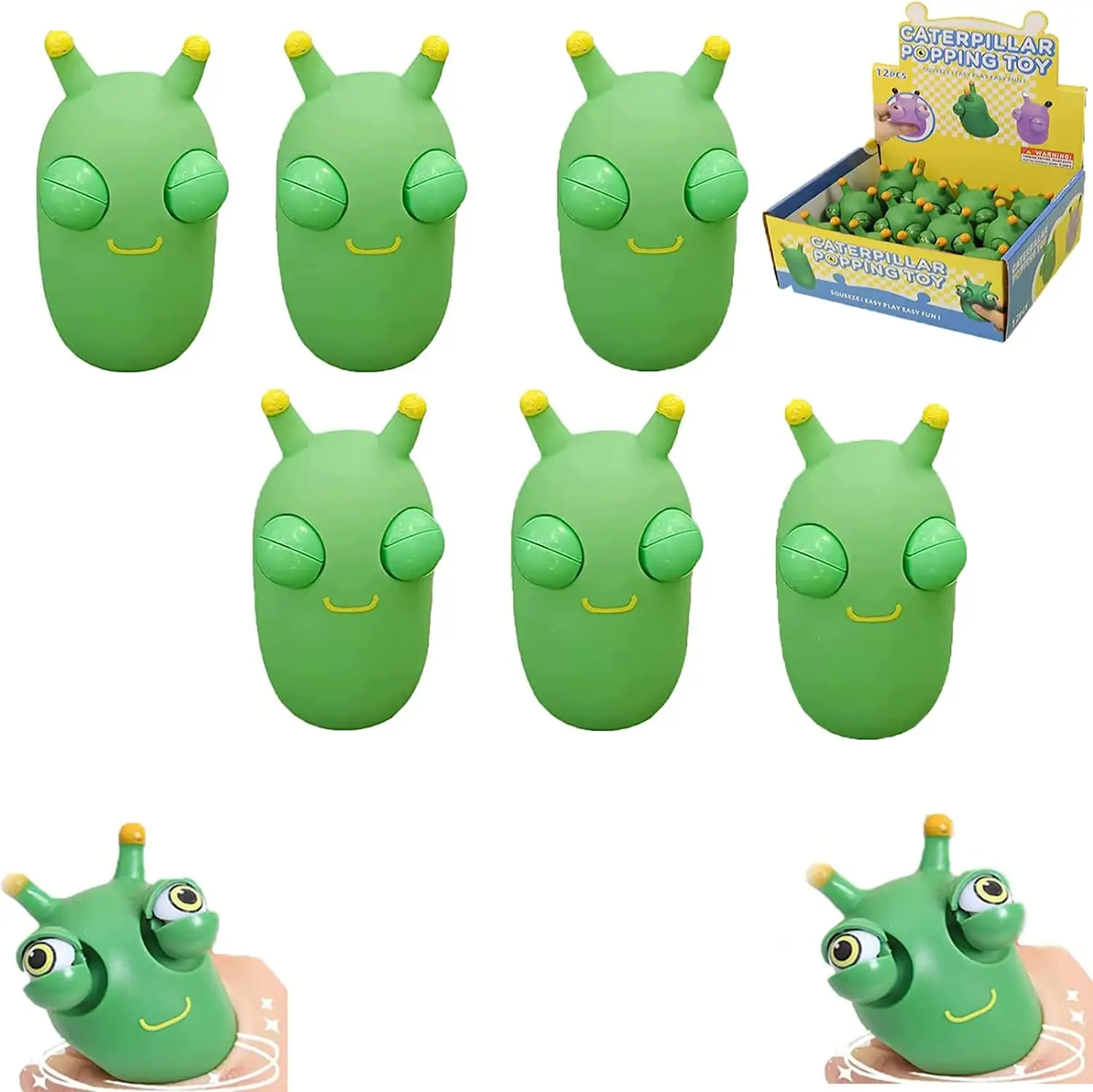 2022新しいシリコンポッピングおもちゃビッグアイスクイーズグリーン