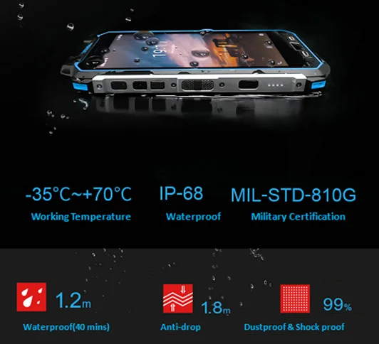 T67 5G Rugged Mobile - IP68, MIL-STD-810G, & ATEX Certified