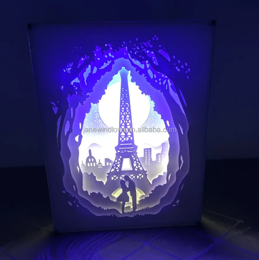 3d paper led box  (3)