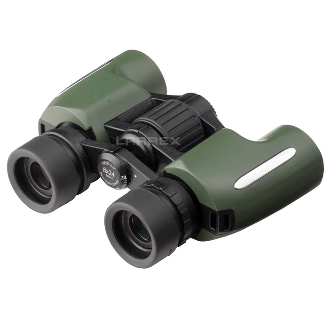 High Resolution 8x24 Compact Optical Porro Binoculars Outdoor HD BAK4 BAK7 for Adults Hiking Sports Concerts Camping