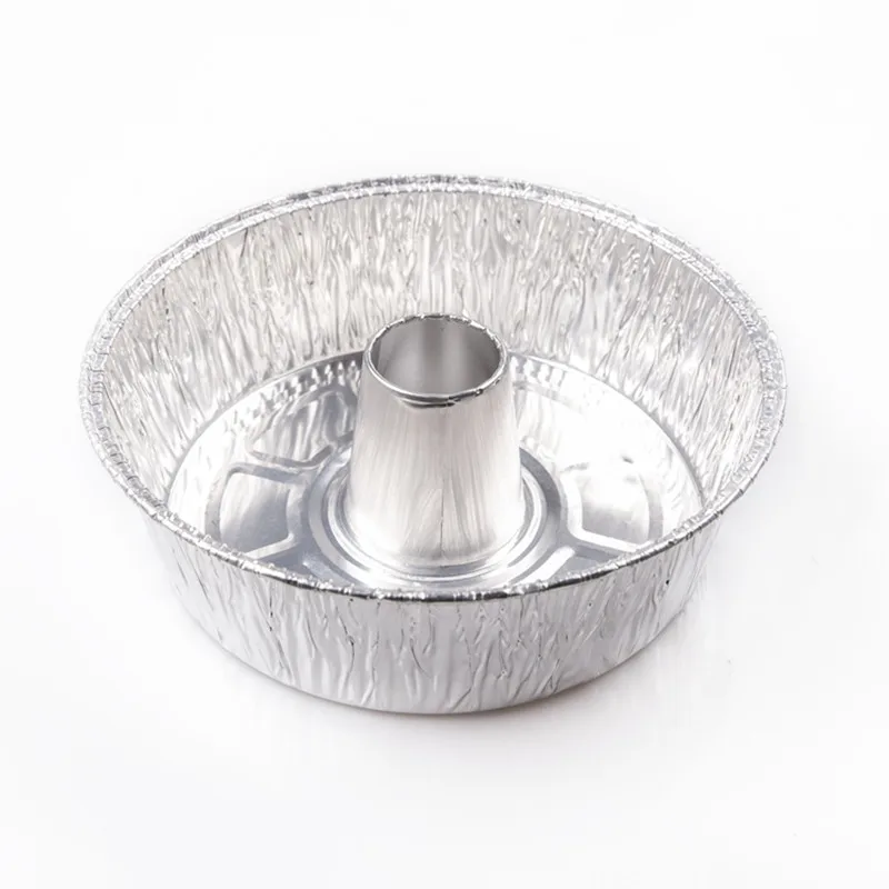 TIA YB86A Aluminum Foil Blow Pudding Blow Container Small Foil Blow  for Individual Desserts