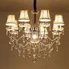 8 Lights with lampshades