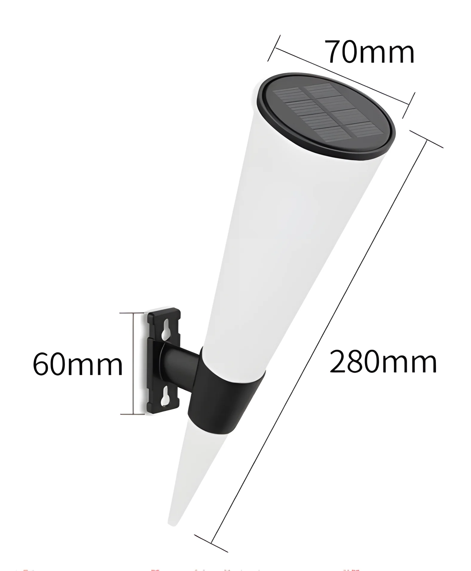 Solar Wall Mount Light Wireless Waterproof Outdoor Solar Wall Lights Outdoor Lights for Front Door Backyard Garage Deck