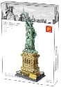 The Statue of Liberty Building Block Set Landmark Architecture Brick Toys Education Toys America Famous Building Block Toy 5227