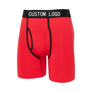 2022 High End Custom Brand Logo Solid Color Mens Other Underwear Stretch Sports Shorts Boxer Basketball Underwear Superstar