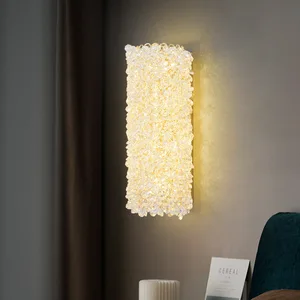 JACKSUN LED Iron Wall Lamp Modern Design Living Room Wall Mount Small Chandelier Light Luxury Warm White