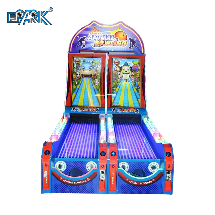 Coin Operated Arcade Game Machine Electronic Bowling Machine Virtual Bowling Balls Simulator