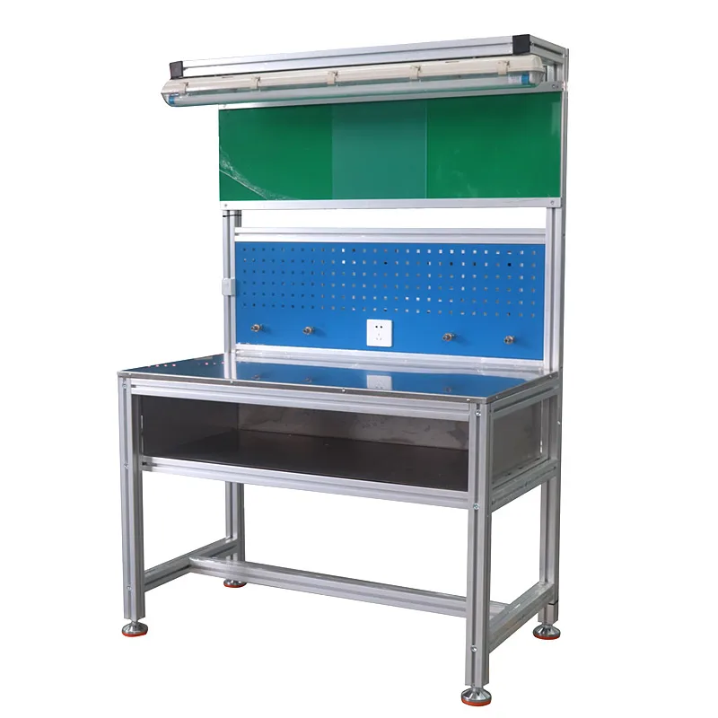 Customized Workbench Workstation Work Table Multi-function Industrial Extruded Custom Aluminium Equipment Frame Worktable