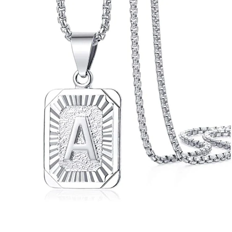 Non Tarnish Jewelry Square Tags Capital 