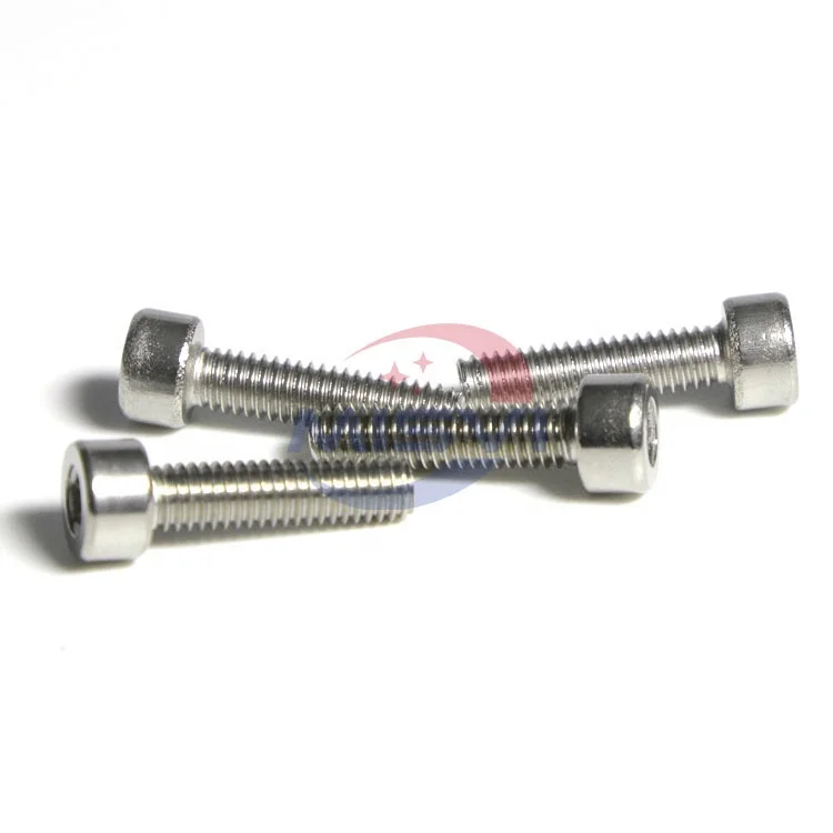 High Quality Din912 Stainless Steel Unknurled Smooth Cheese Head Hex ...