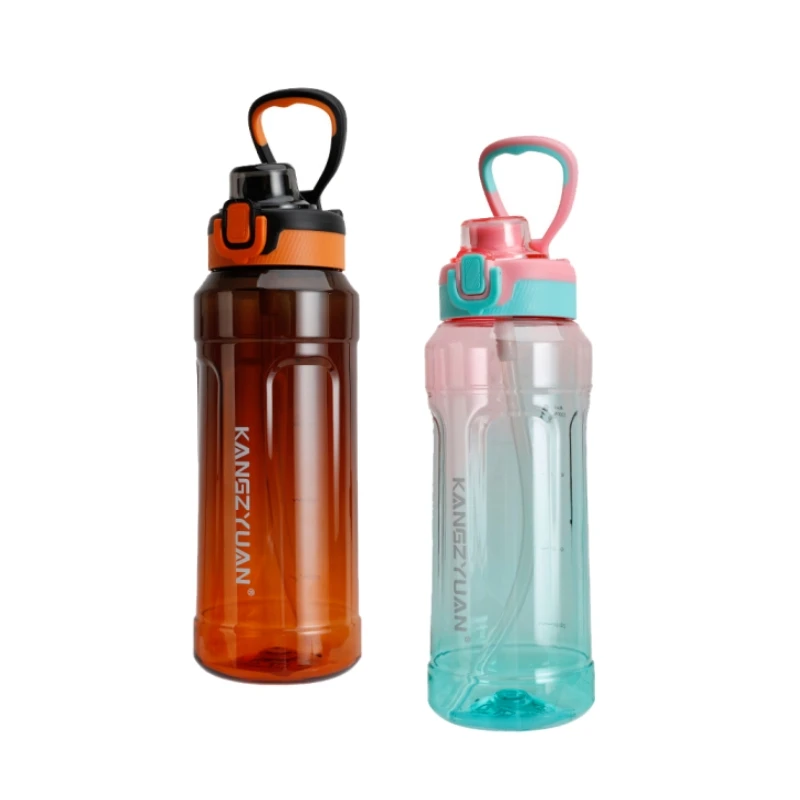 Outdoor Sport Tritan Wasserflasche Trinkflasche Plastik Mit Strohhalm 32oz 1l Water Bottle Plastic