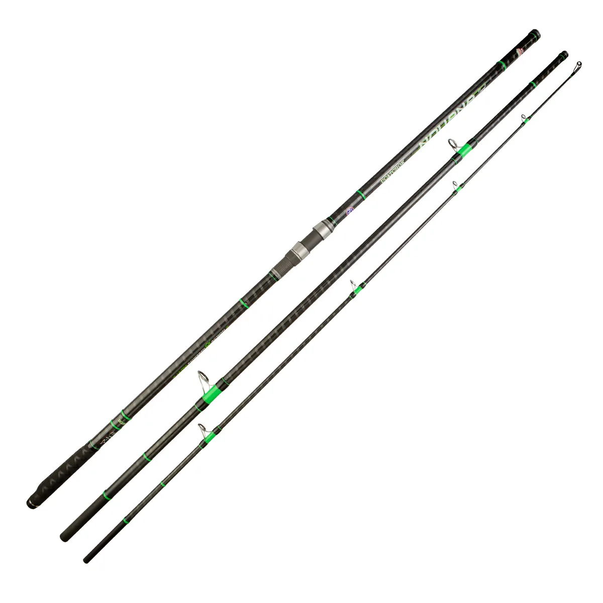 ZY High Quality 4.2M 4.5m 3 Sections Guides Carbon Fiber Pole Long