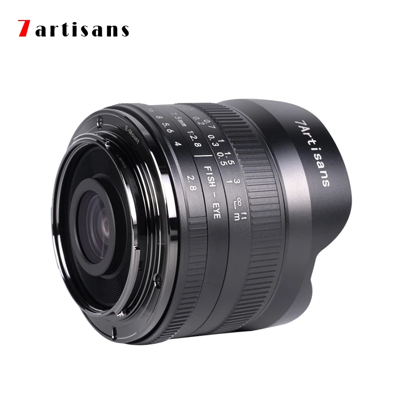 7artisans II Lens Wide-Angle Fisheye for Sony, Fuji