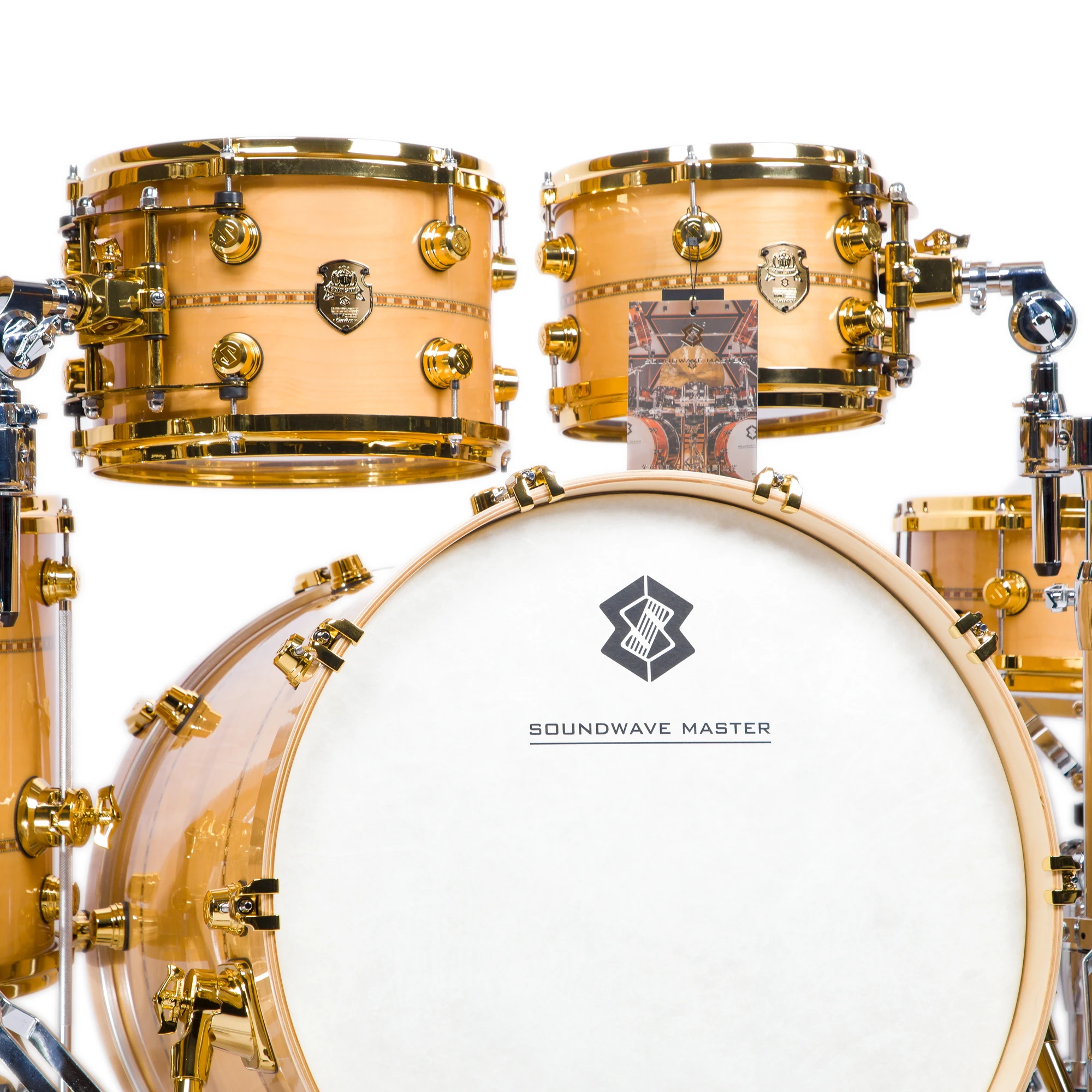 High-End Glory Sound-Maple Drum Set Handmade Steel Chamber for Studio ...