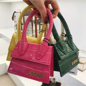 Ins Jacquemus Bag Brand PU Leather Waist Alligator Bags for Women 2021 Designer Hand Bags Mini Purses and Handbags