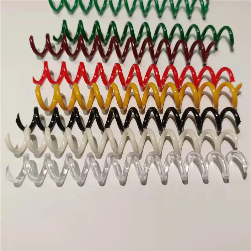 Colorful A4 A5 Size Plastic Material Binding Supplies Pvc Plastic