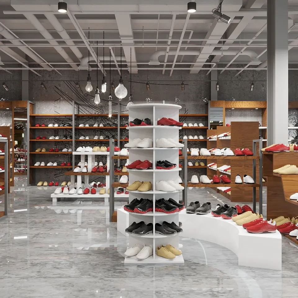 360 Degree Rotating Wooden Shoe Rack - Modern & Versatile