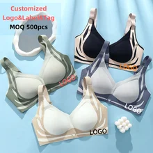 Large Size Women Seamless Tube Top Bra Breast Shaping Brasier Push up Soft Shockproof Comfort Wireless Bra for Women