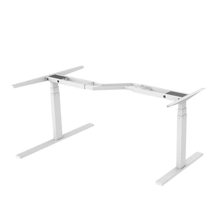 Adjustable Height Office Stand up Ergonomic Desk L Shape Electric Sit Stand Desk Frame - Image 6