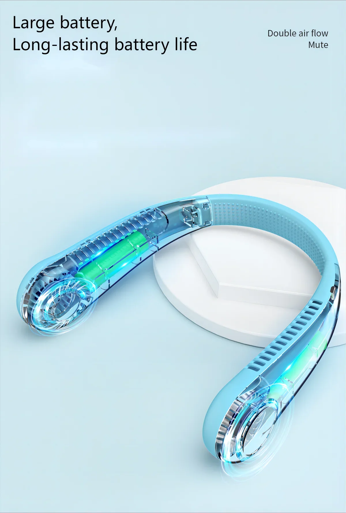 Hanging Neck Fan, Portable, 5.0, USB - detail 12