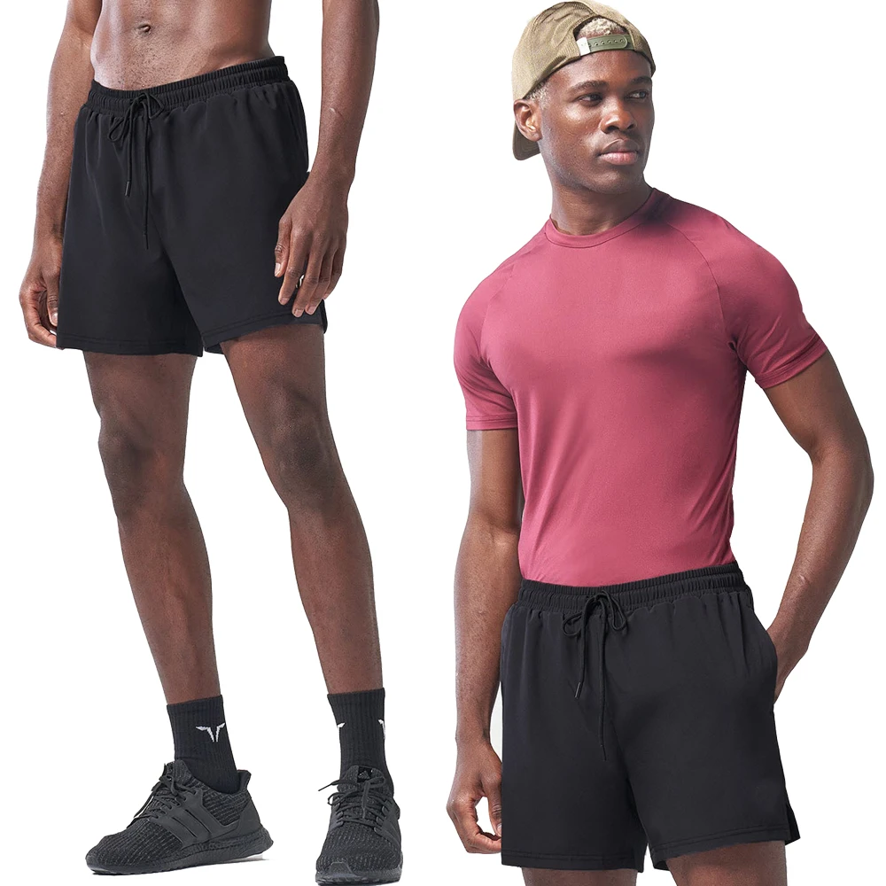 Benutzerdefinierte Athletisch Workout Training Tragen Elastische Bund Shorts 4 Weg Stretch Männer strand shorts Dropshipping899_voghion.com