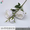 3-headed, budding Royal Rose WY White