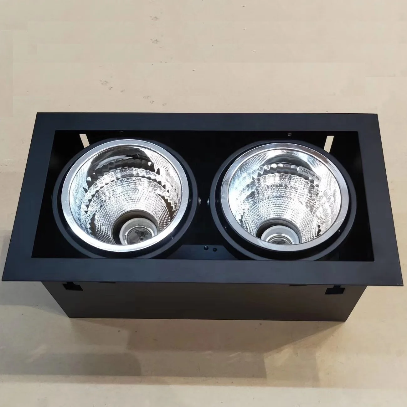 Par30 Par38 Par20 Led Bulb Fitting Horizontal Gu10 Mr16 Down Light Housing square Recessed E27 Downlight Fixture