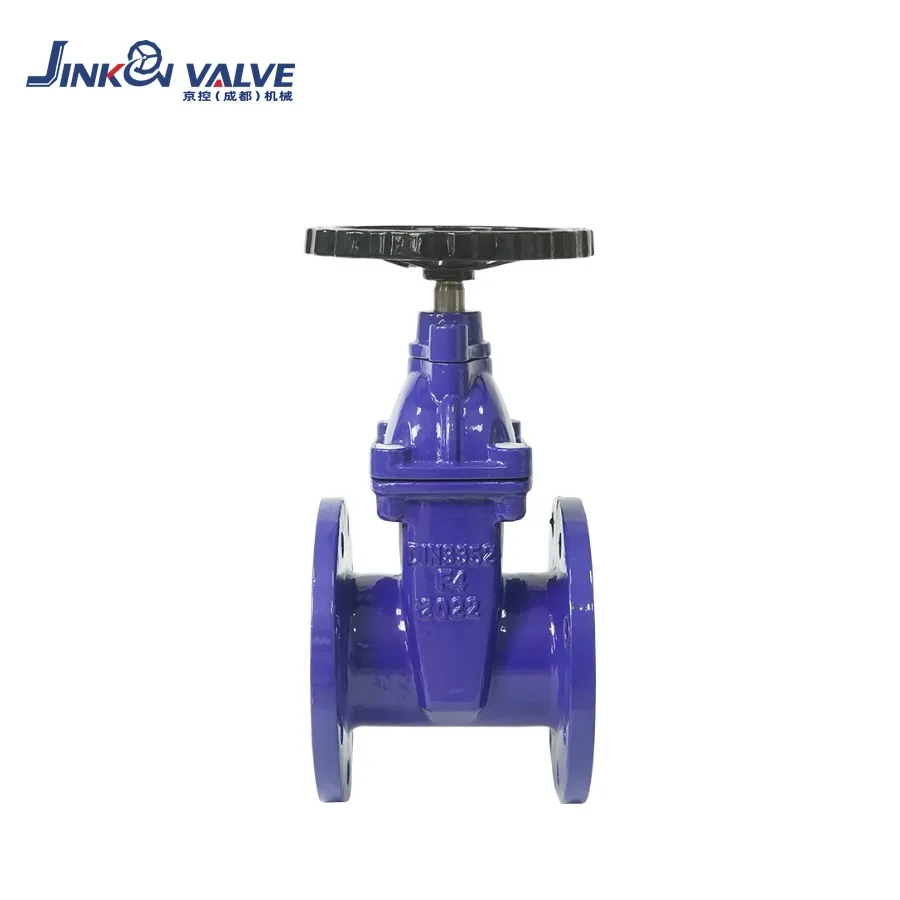 German Standard Manual Soft Seal Gate Valve | Ductile Iron Body SS Stem EPDM Seal Industrial Water Valve Flange Connection