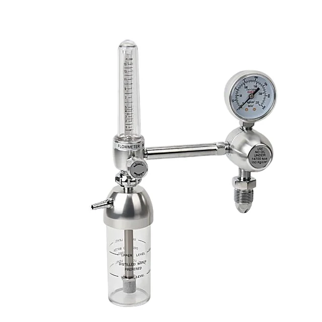 YR-86 Hospital Bull-nose Medical Oxygen Regulator with Humidifier Bottle for BOC Cylinder