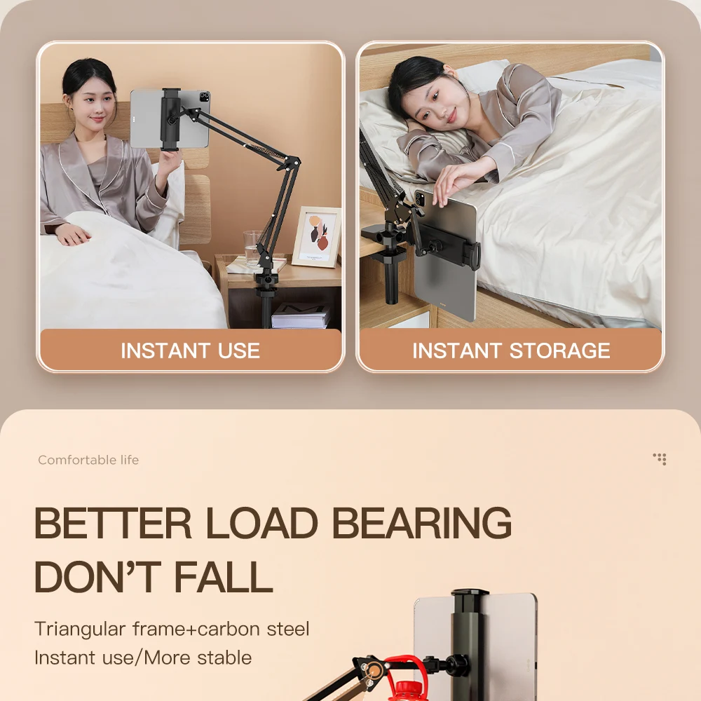 Portable Lazy Long Arm Desk with Adjustable Arm - Image 4