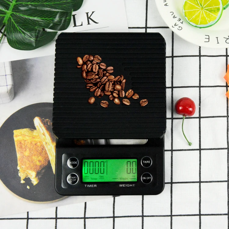 Coffee Balance Compact Professional Mini Electronic Coffee Scale Digital Weight Loss Weighing Scale With Timer