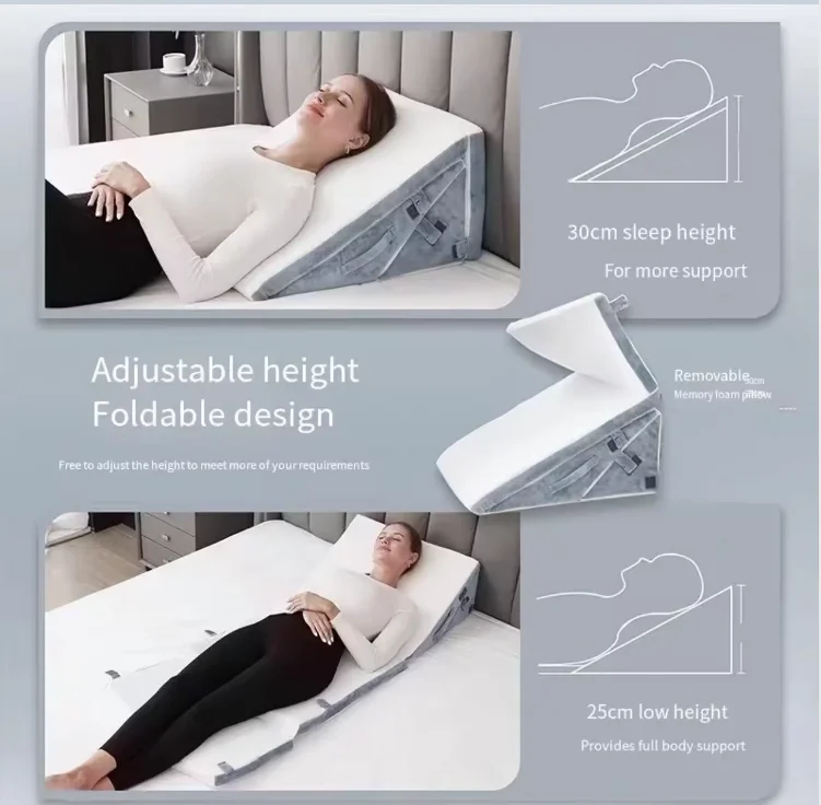 Cuscino A Cuneo Per Dormire Cuscino A Cuneo Triangolare Per Gambe