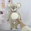 Rabbit hair gray koala unstuffed