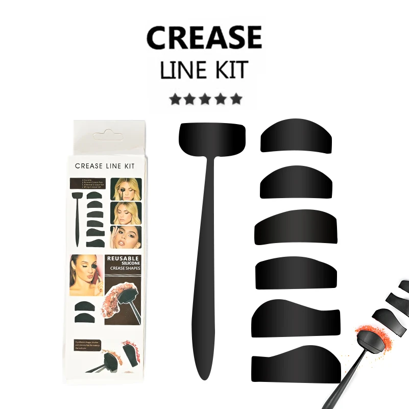 Легкая Косметика для макияжа, тени для век, инструменты для макияжа глаз, набор из 6 в 1 веревок